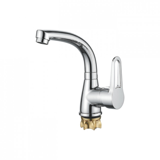 94110 Accoona Смеситель для умывальника 35мм пов. изл. высокий гайка (1/10)