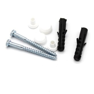 Крепление унитаза к полу белое 6х90мм. СТЛ/68017