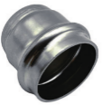Заглушка из нержавеющей стали 15мм  "VER-PRO" (200/10)