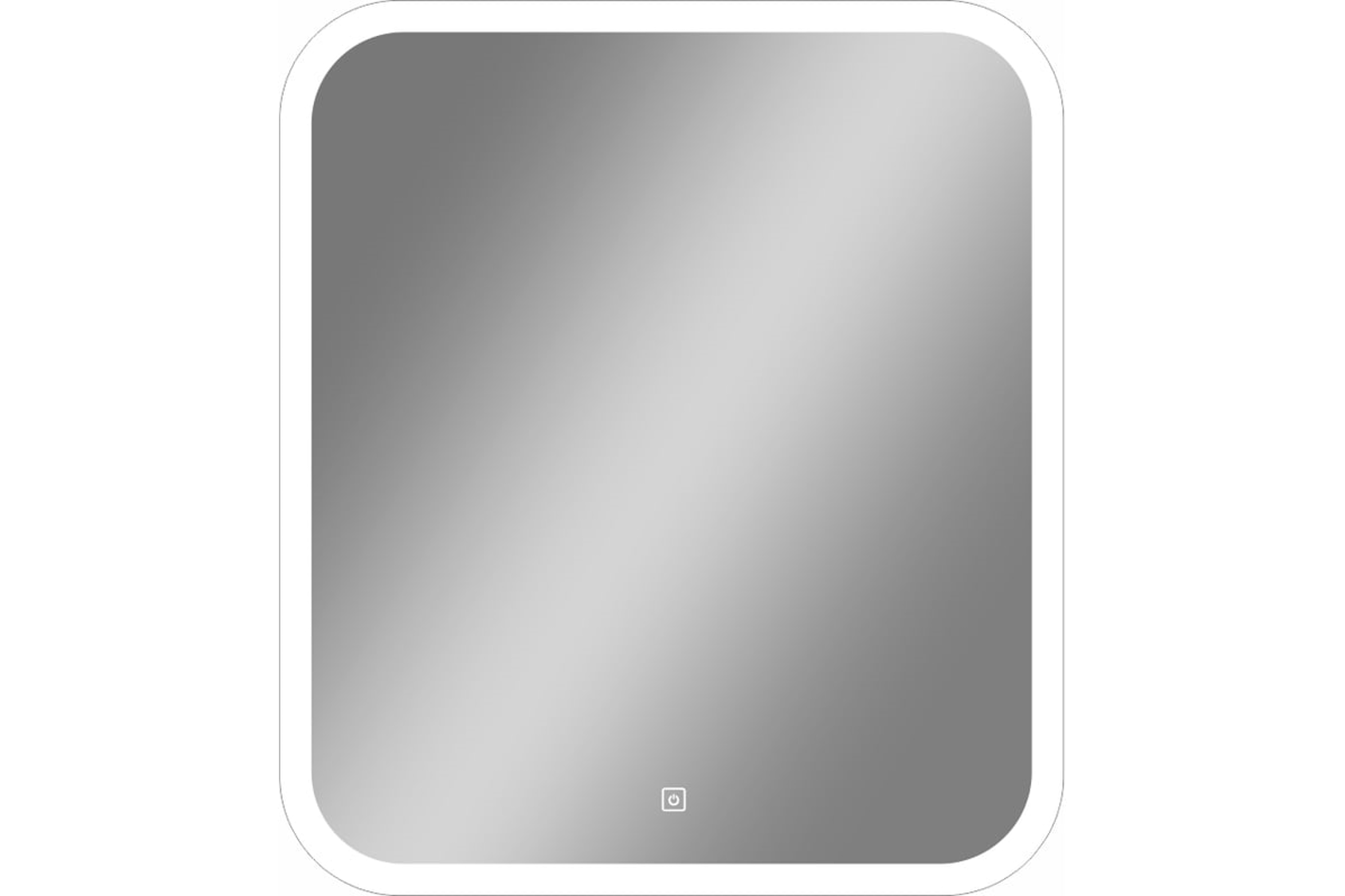 Зеркало с Led-подсв. "Бруно " 500х600  сенсор ЗЛП165