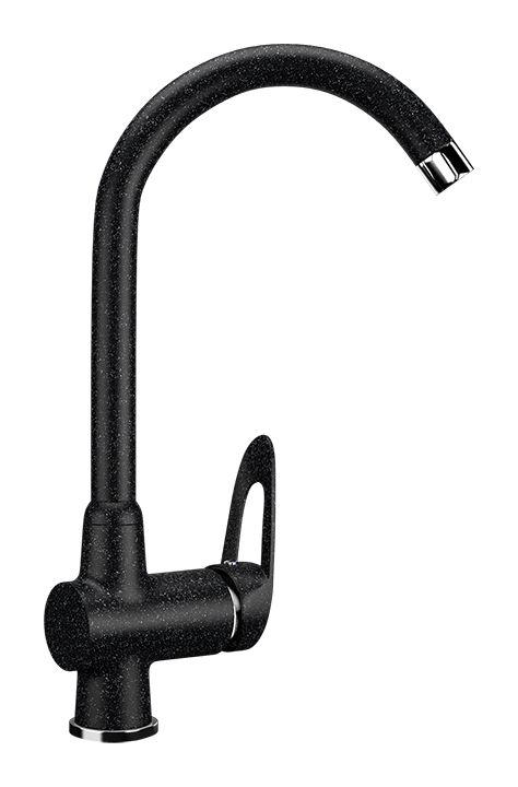 U-006-308 Смеситель Ulgran высокий нос ЧЕРНЫЙ