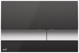 Alca Plast Кнопка управления, черная/хром-матовая M1728-2