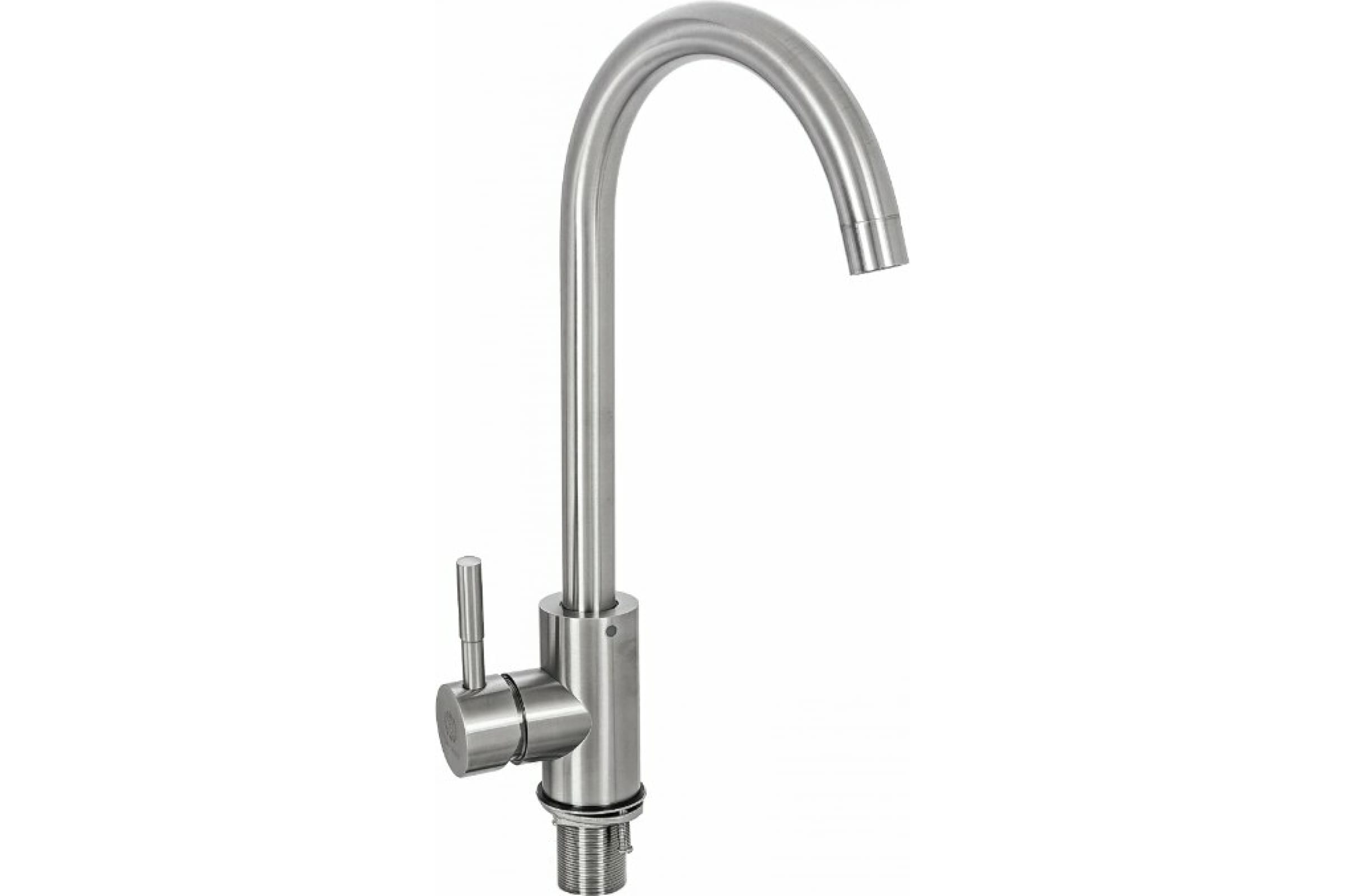 116-001 TSARSBERG Смеситель д/кухни высокий нос НЕРЖ