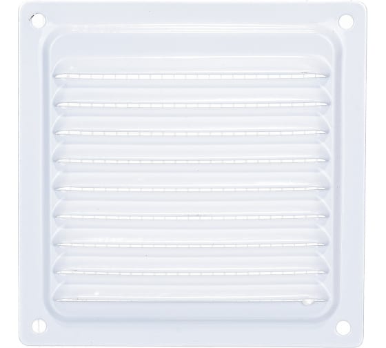 Решётка металлическая с сеткой ЭВЕНТ 170х240 ВРС белая