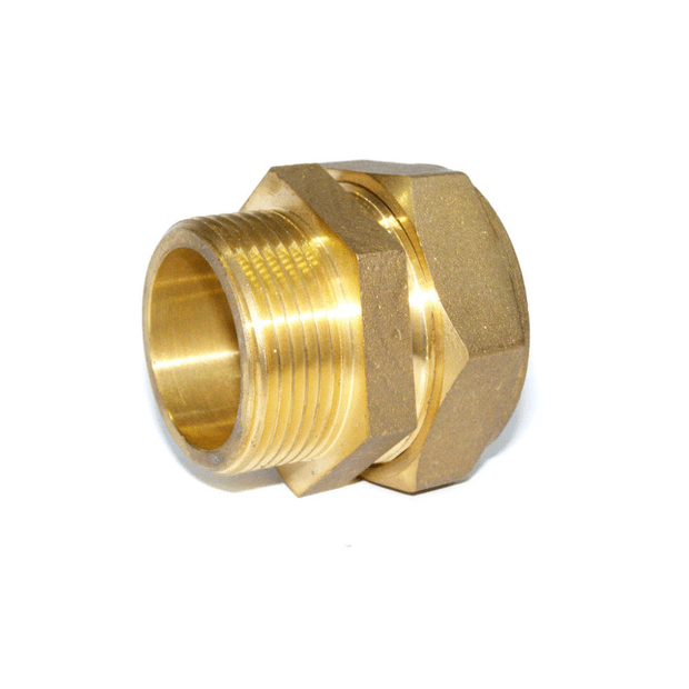 Муфта обжимная медная 15X1/2"M VPM153 "VER-PRO" (210/10шт)