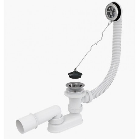 AG210112160 Сифон для ванны хромированный (А501)