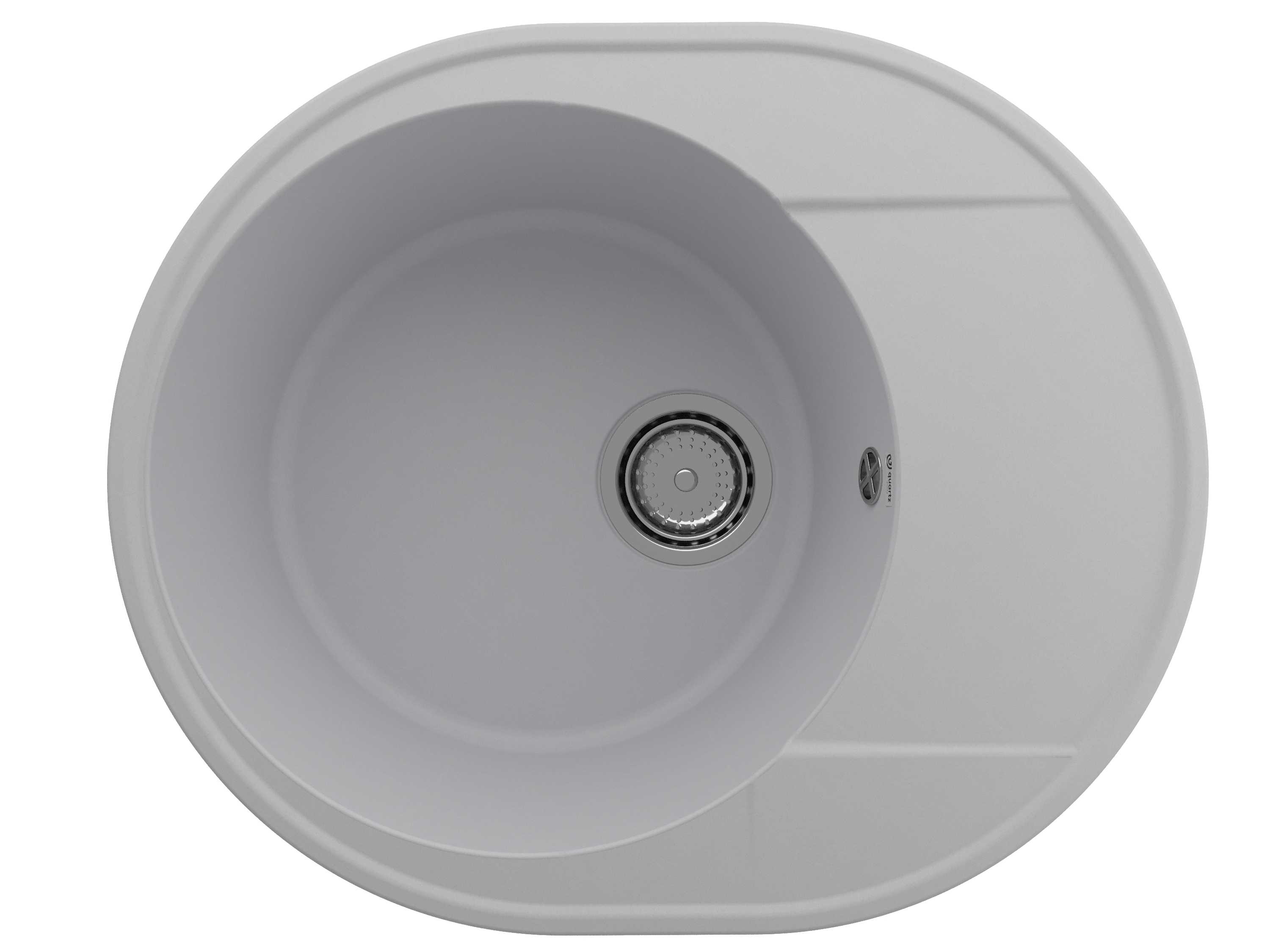 Мойка ULGRAN Quartz 585*485 Nora 585-04 ПЛАТИНА