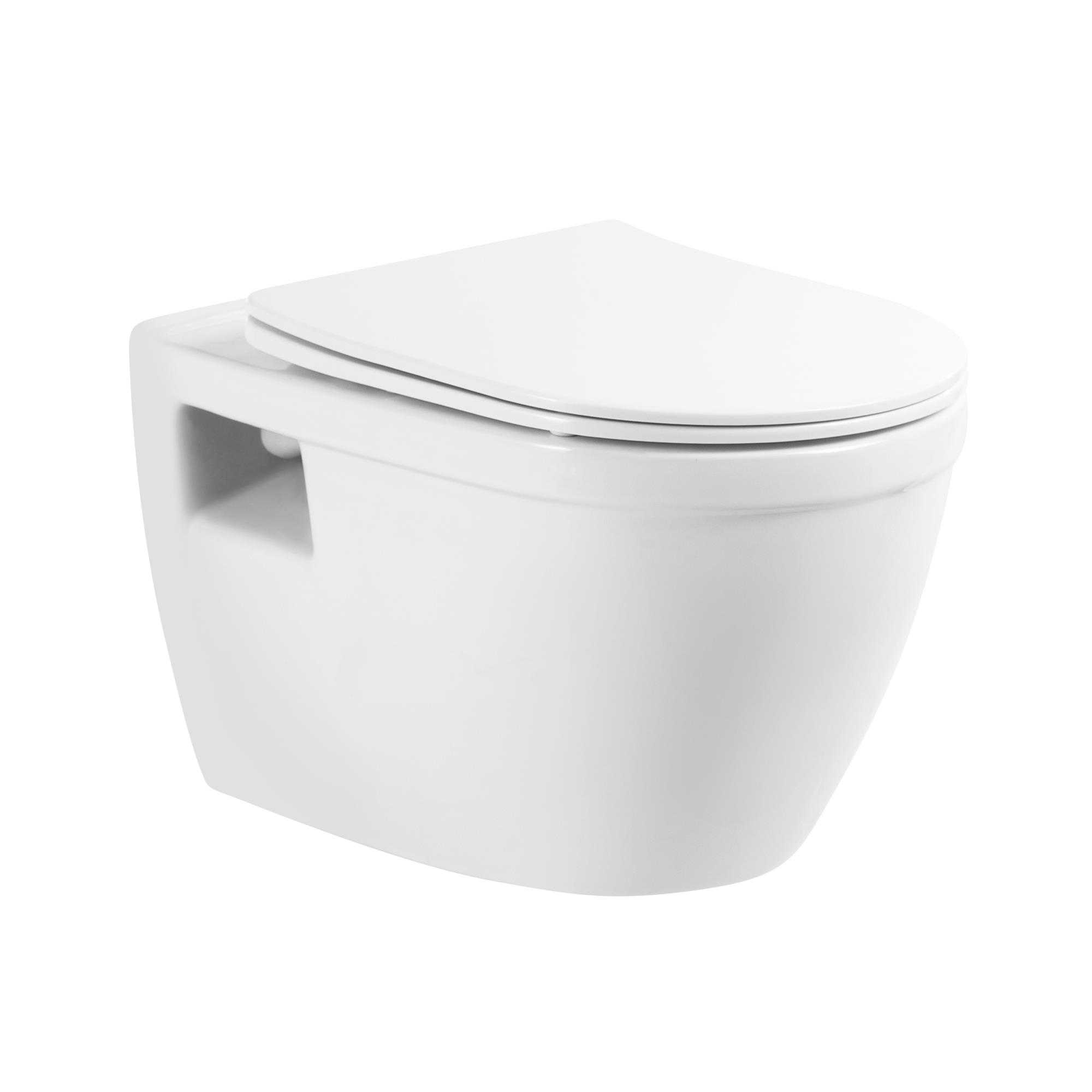 Унитаз подвесной безободковый BELBAGNO LOTO с сиденьем Soft-Close BB070CHR/SC