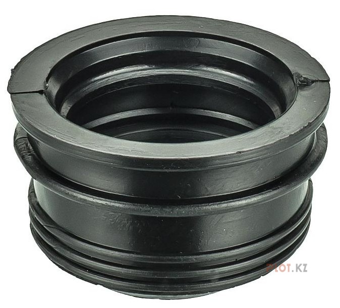 Манжета переходная d40х50 трехлепистковая черная 1-0002