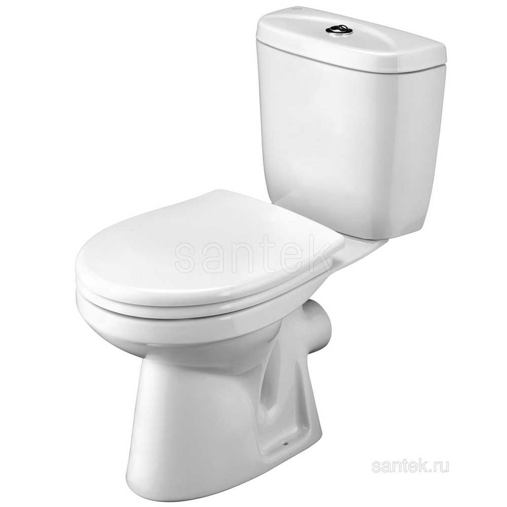 Унитаз компакт "Анимо 06" 2РА прямой белый /Santek/ 1WH302132