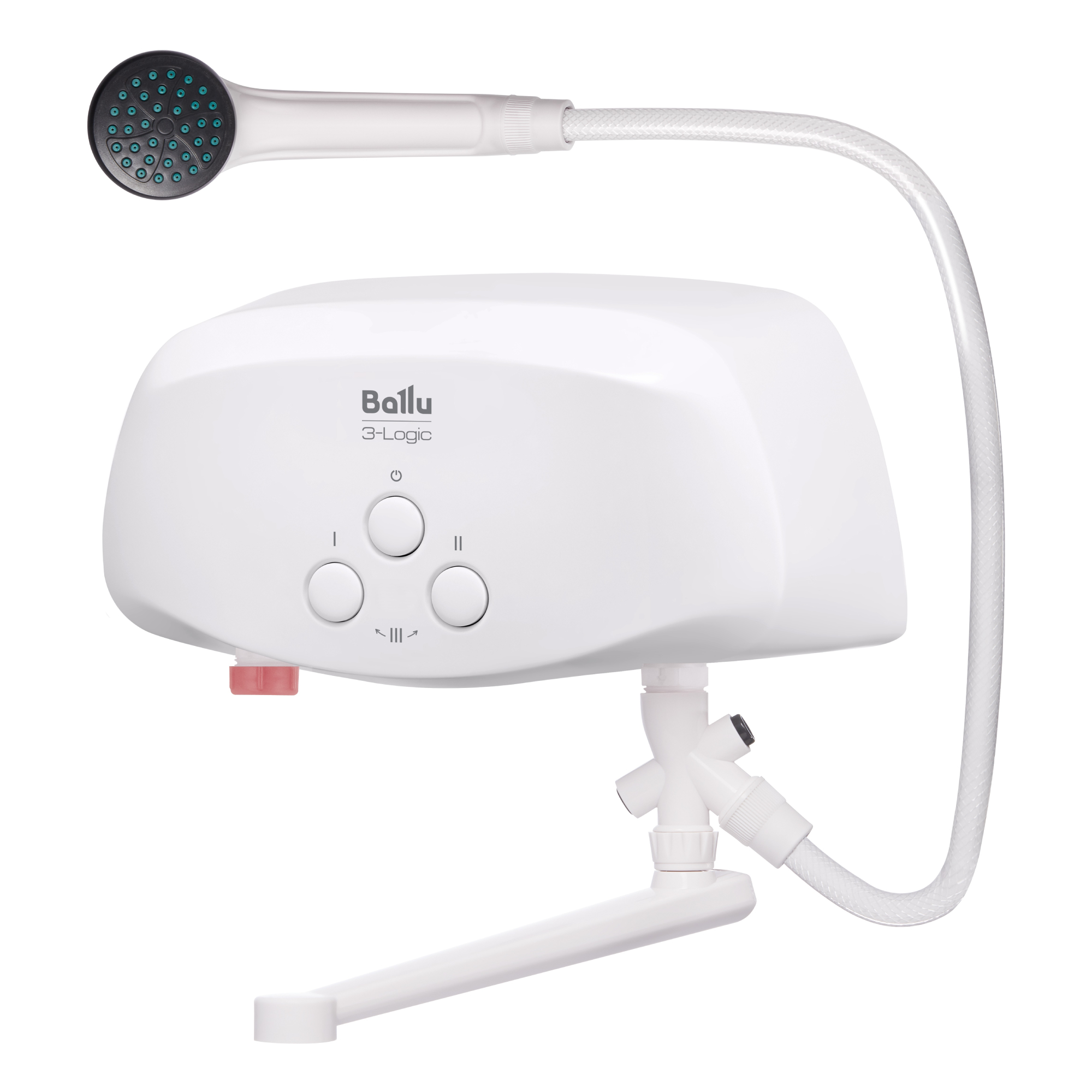 Водонагреватель проточный Ballu 3-Logic TS (3,5 kW) - кран+душ,НС-1588892