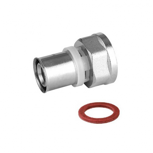 Пресс соединитель с накидной гайкой 16X1/2"F "ViEiR" (220/10шт)