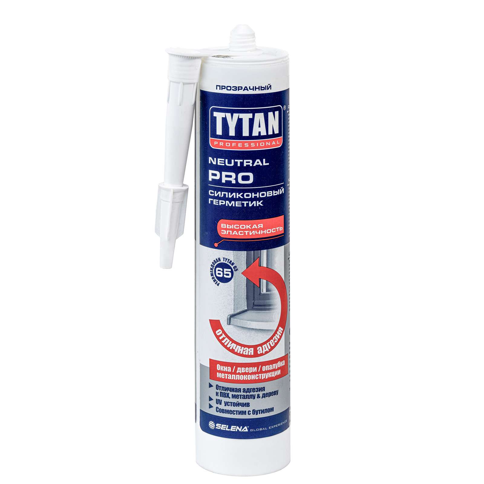 Герметик силиконовый санитарный TYTAN Professional 280мл. Бесцветный 17998
