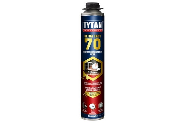 Пена профессиональная  Tytan PROFESSIONAL ULTRA FAST 70 