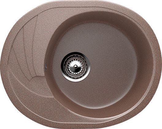 U-403-307 Мойка Ulgran 580*470 мини-овал ТЕРРАКОТ