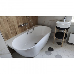 Ванна CASTONE "Эдем с полкой" 1695х900 (отдельностоящая, пристенная)