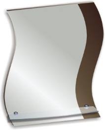 Зеркало "Ниагара" 520x690мм 1 полочка. В010