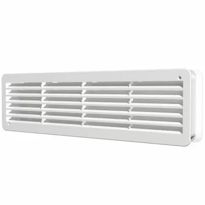 Решетка дверная 450х130 ЭВЕНТ П4513ДП белая