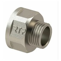 Переходник латунный никелирован. 1 1/2х1, РТП 31595