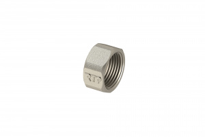 Заглушка латунная никелирован. 1/2" Г РТП 25140