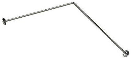 Карниз для ванны Г-образный 900х900 труба Д=18мм ХРОМ