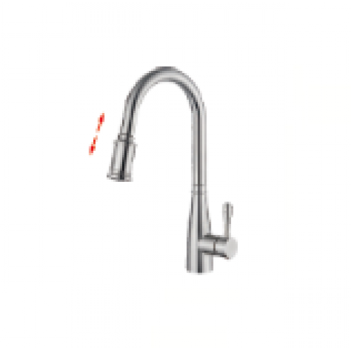 AF14402 Смеситель для кухни с выдвижной лейкой НЕРЖ