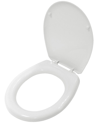 Сиденье для унитаза "Каскад-1М" металл.крепл. Белое