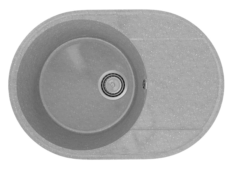 PR-M 610-003 Мойка Practik 610х470мм СВЕТЛО-СЕРЫЙ без сифона