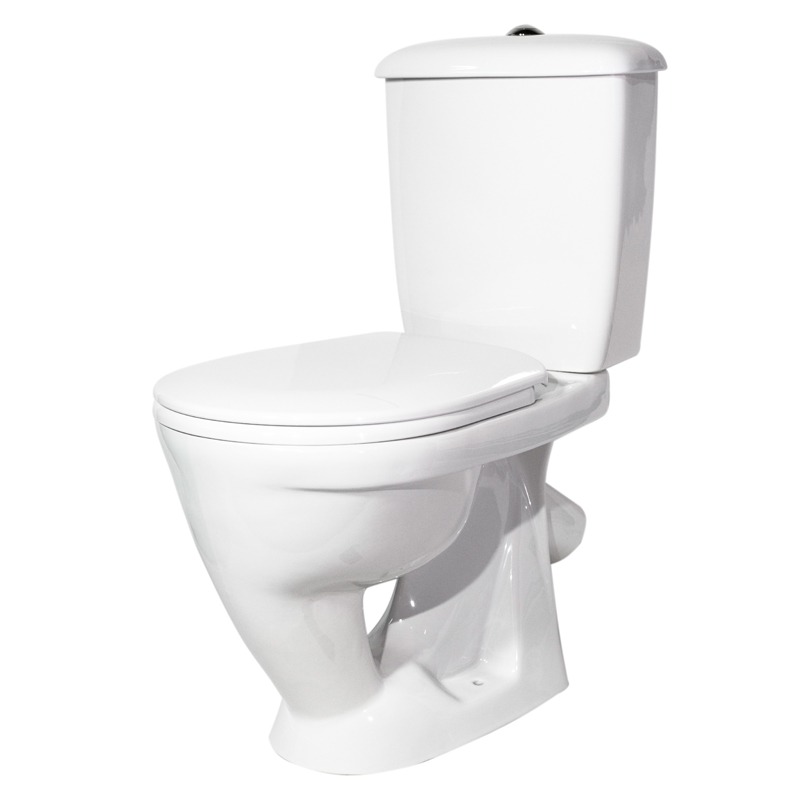 *АКЦИЯ Унитаз-компакт "Радуга-тарельчатый" белый Стандарт /Ст. Оскол/