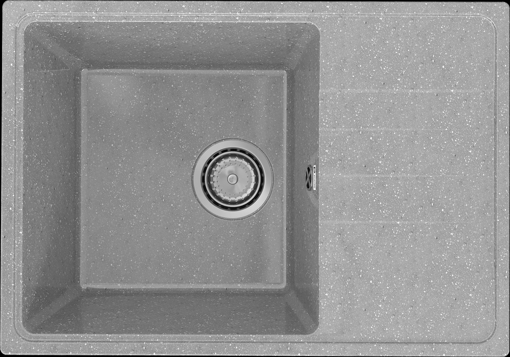 PR-M 600-003 Мойка Practik 600х420мм СВЕТЛО-СЕРЫЙ без сифона