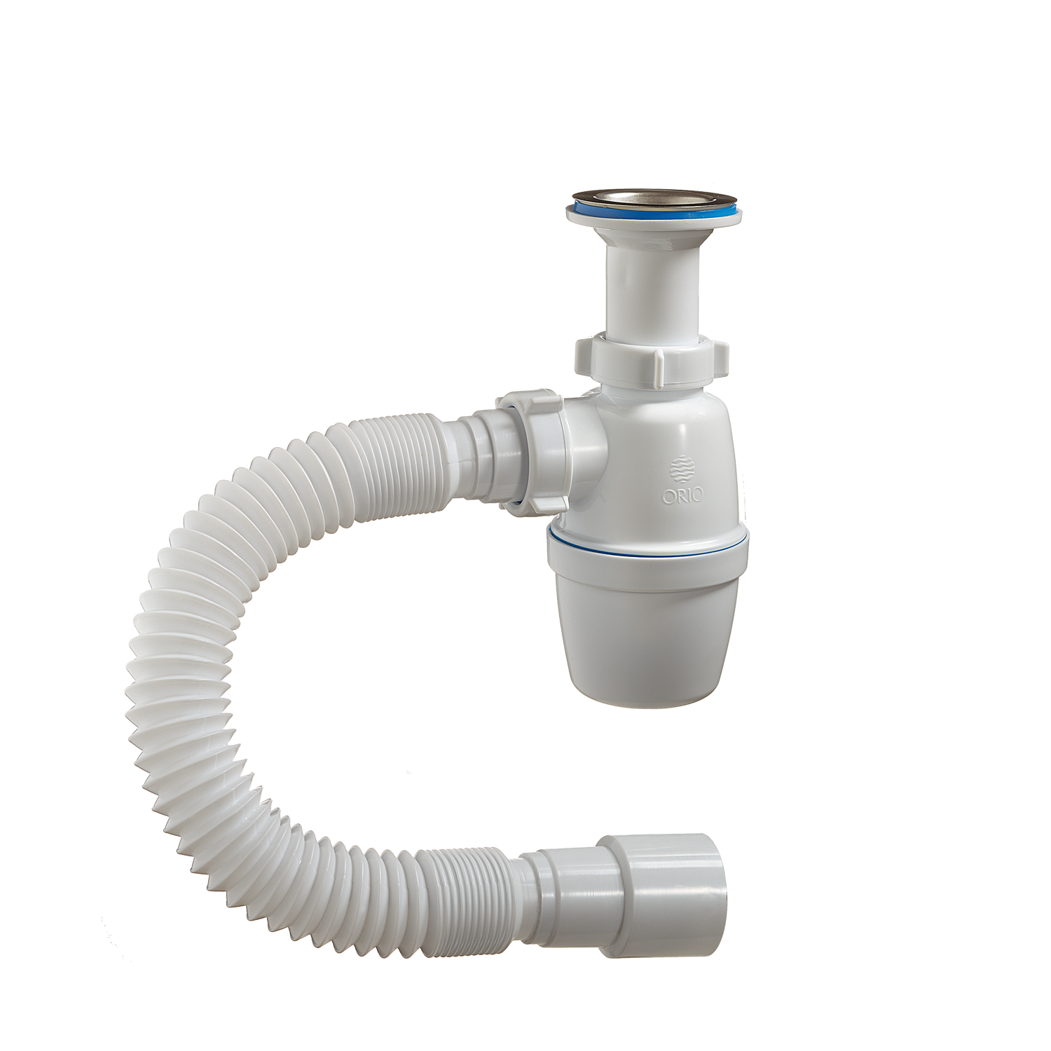 40029 ОРИО Сифон 1/2 40 с гибкой трубой А (1/35)