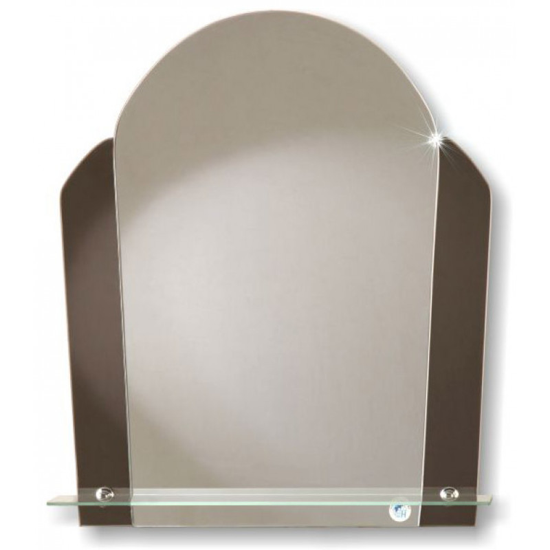 Зеркало "Герцог" 470х590мм 1 полочка. В070**