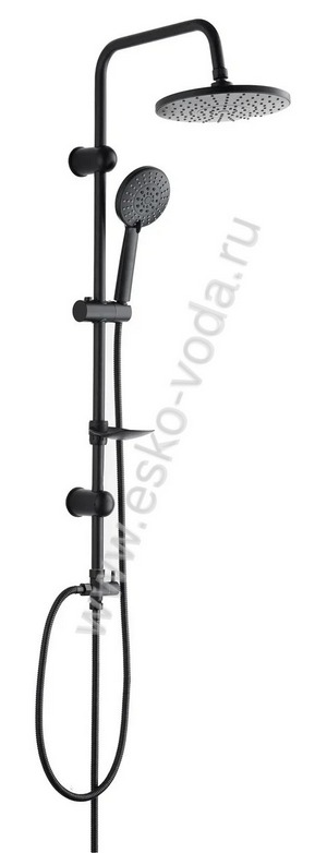 VODA Душевая система Black, арт. VST612Black, VODA