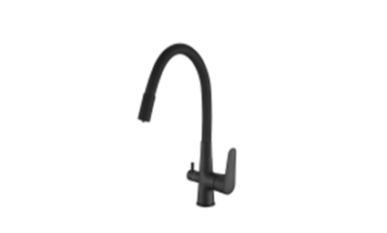 ESKO См-ль "Coral" д/кухни с подключением к фильтру, черный, арт. CL 03 B Total