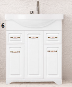 SL Подстолье "ОЛЕАНДР-2 75" 2ящ под рак. "БАЙКАЛ 75" ЛЮКС РЕЛЬЕФ ПАСТЕЛЬ