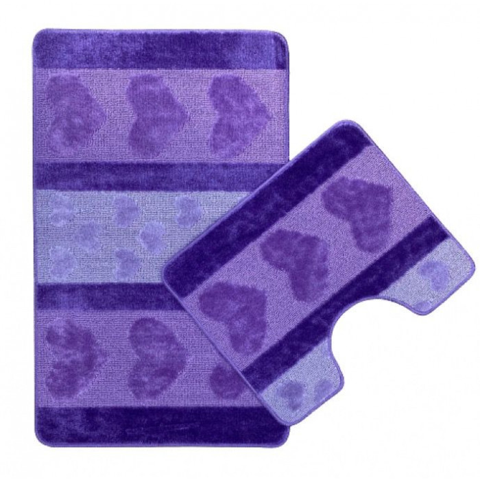 Набор ковриков Zalel 2-пр HURREM 60х100/50х60 Lilac