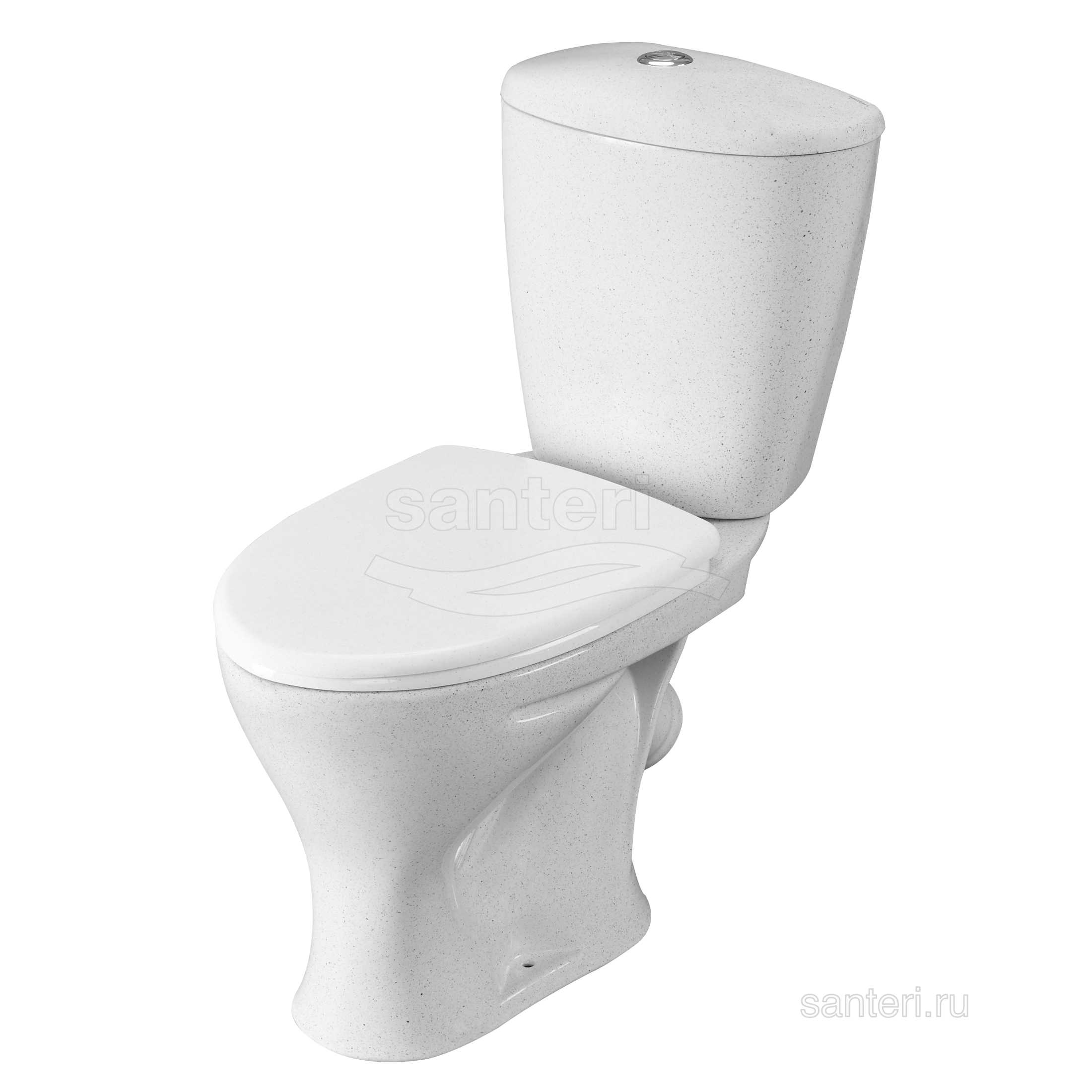 Унитаз-компакт "Версия" КРАП на белом /Santeri/