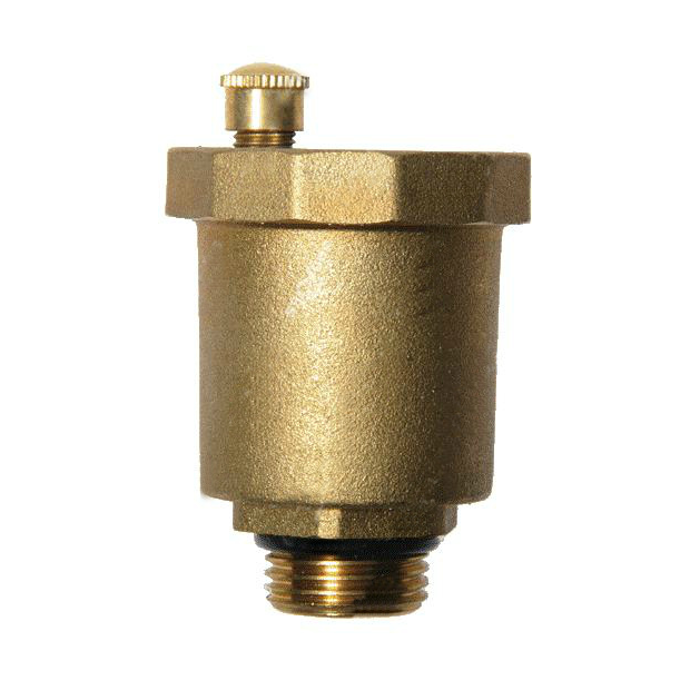 Воздухоотводчик 1/2" ПРЯМОЙ латунь PF502 ViEiR (10/100)