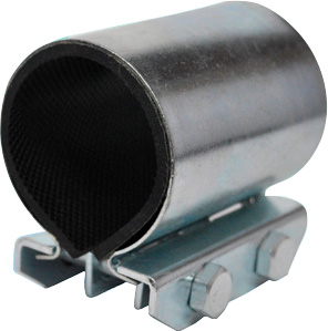 Хомут ремонтный оцинкованный 1" 1/2" D40 (45-53) ширина 70мм "краб"