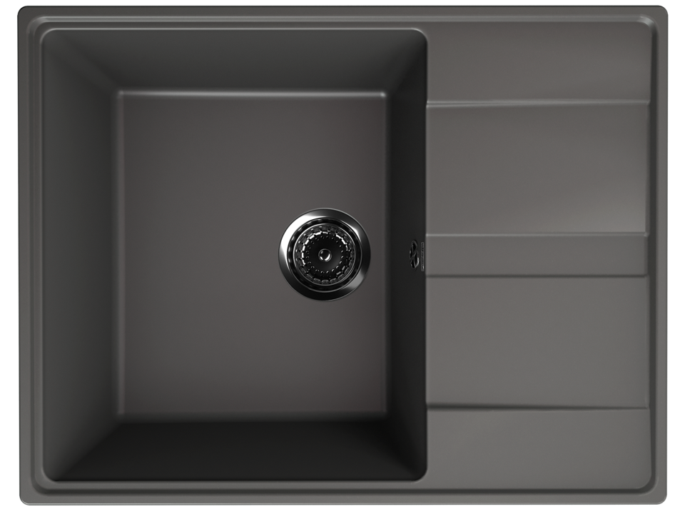 Мойка ULGRAN Quartz 650*500 Prima 650-04 ПЛАТИНА
