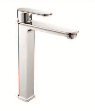 AF19104 Смеситель для умывальника высокий 35мм литой, хром