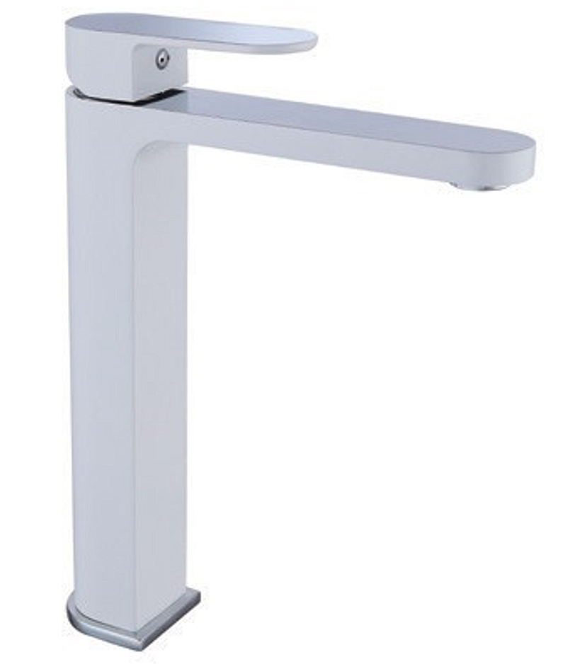 283512F Смеситель для раковины высокий БЕЛЫЙ (10/1)