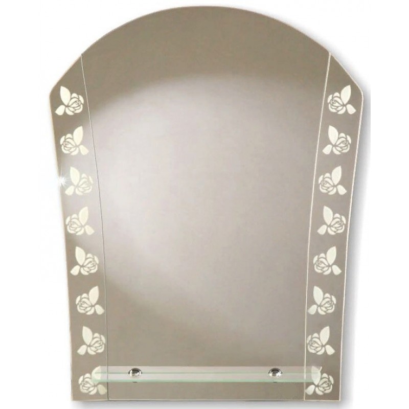 Зеркало "Кантри" 560х670мм 1 полочка. В083**