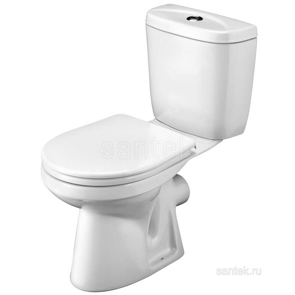 Унитаз компакт "Анимо 06-ЭКОНОМ" прямой белый /Santek/ 1WH110035