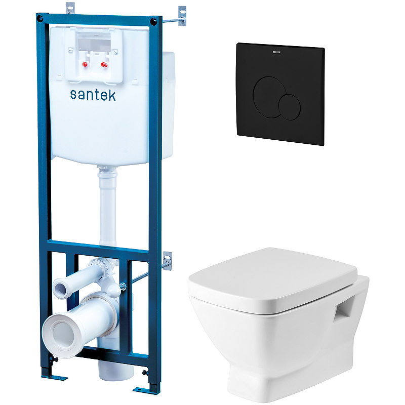 Инсталляция ПЭК Нео подв унит+кнопка ЧЕРНАЯ +сиденье SC 1WH501776