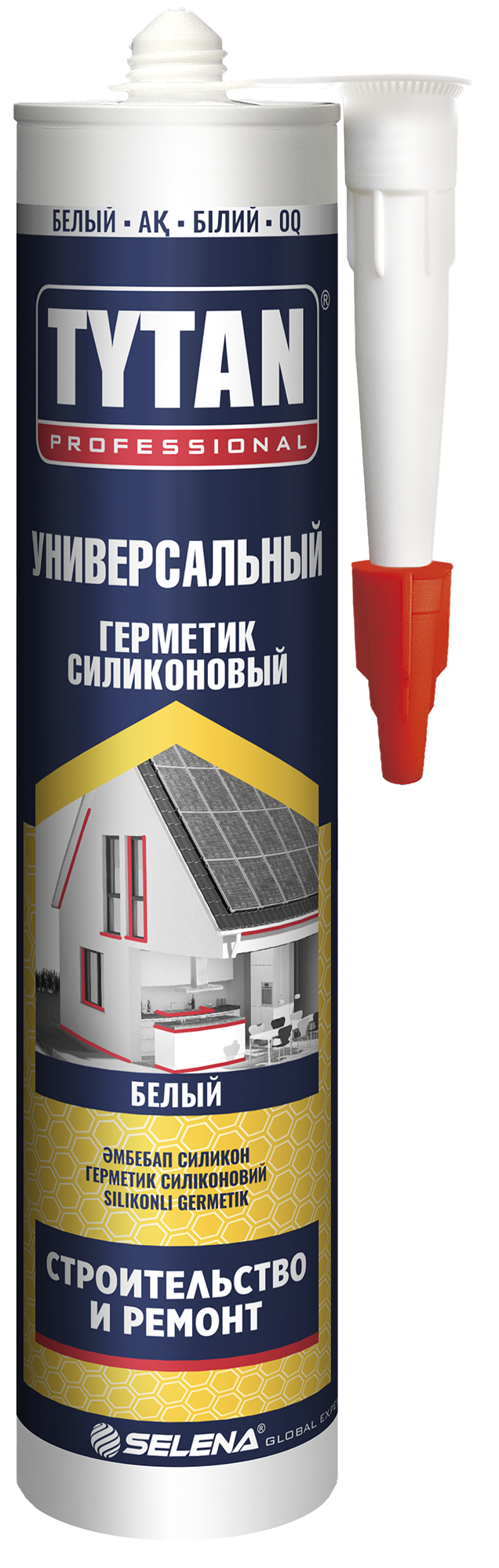Герметик силиконовый санитарный TYTAN Professional 280мл. Белый 