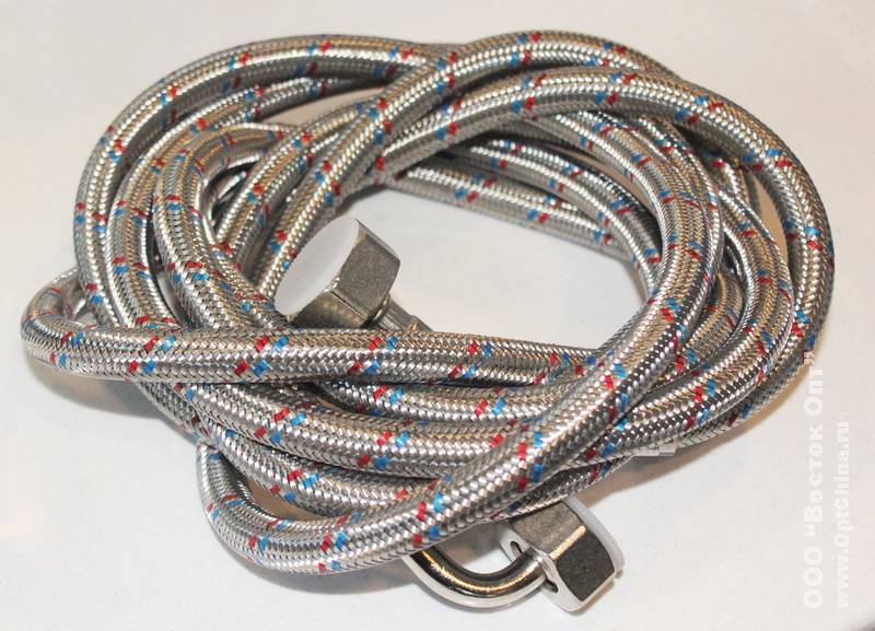 Подводка угл. для стирал. машины 3/4" 350см г/г "АКВАЛЮКС"(30/10шт)