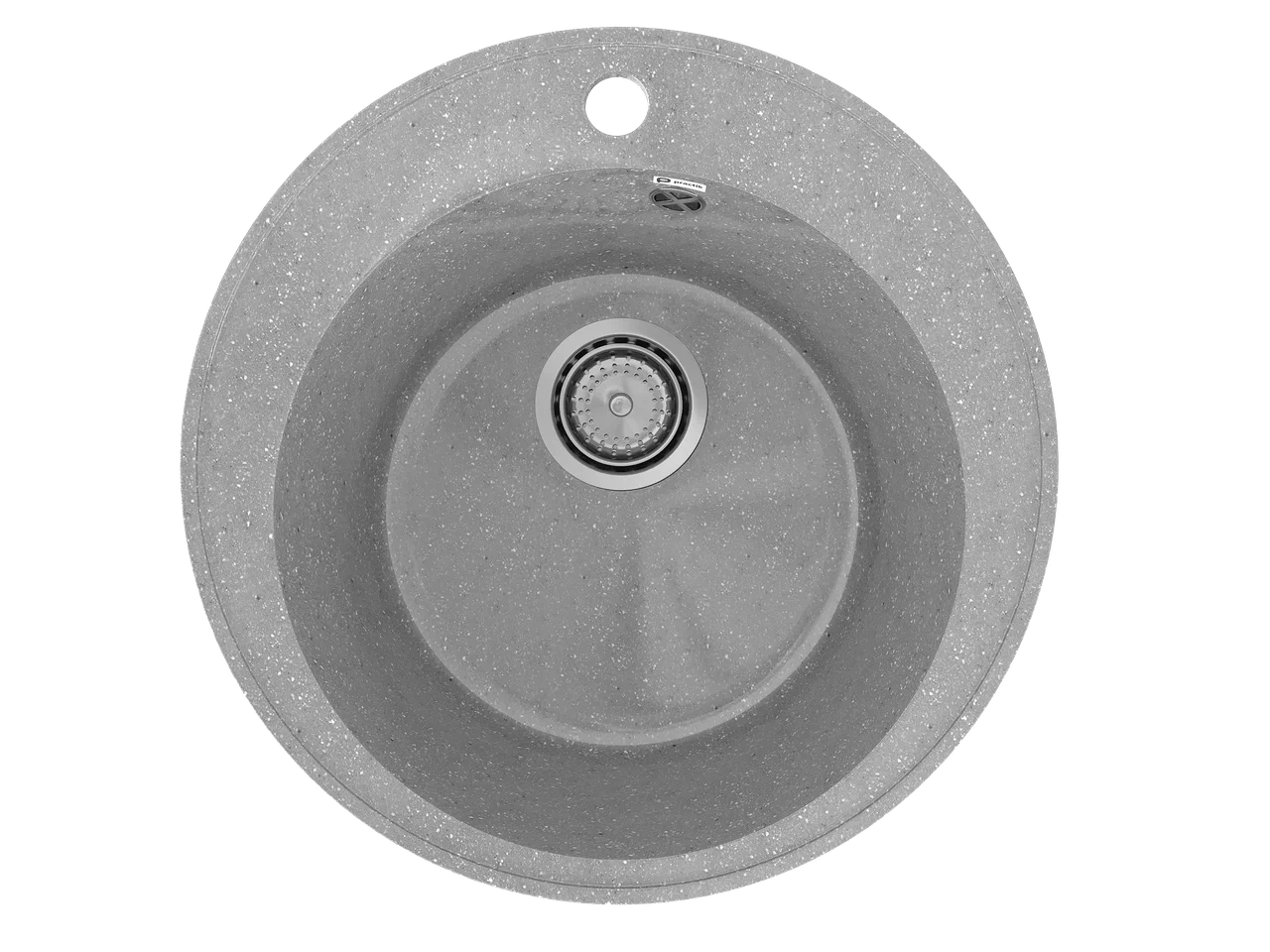 PR-M 475-003 Мойка Practik d475 СВЕТЛО-СЕРЫЙ без сифона