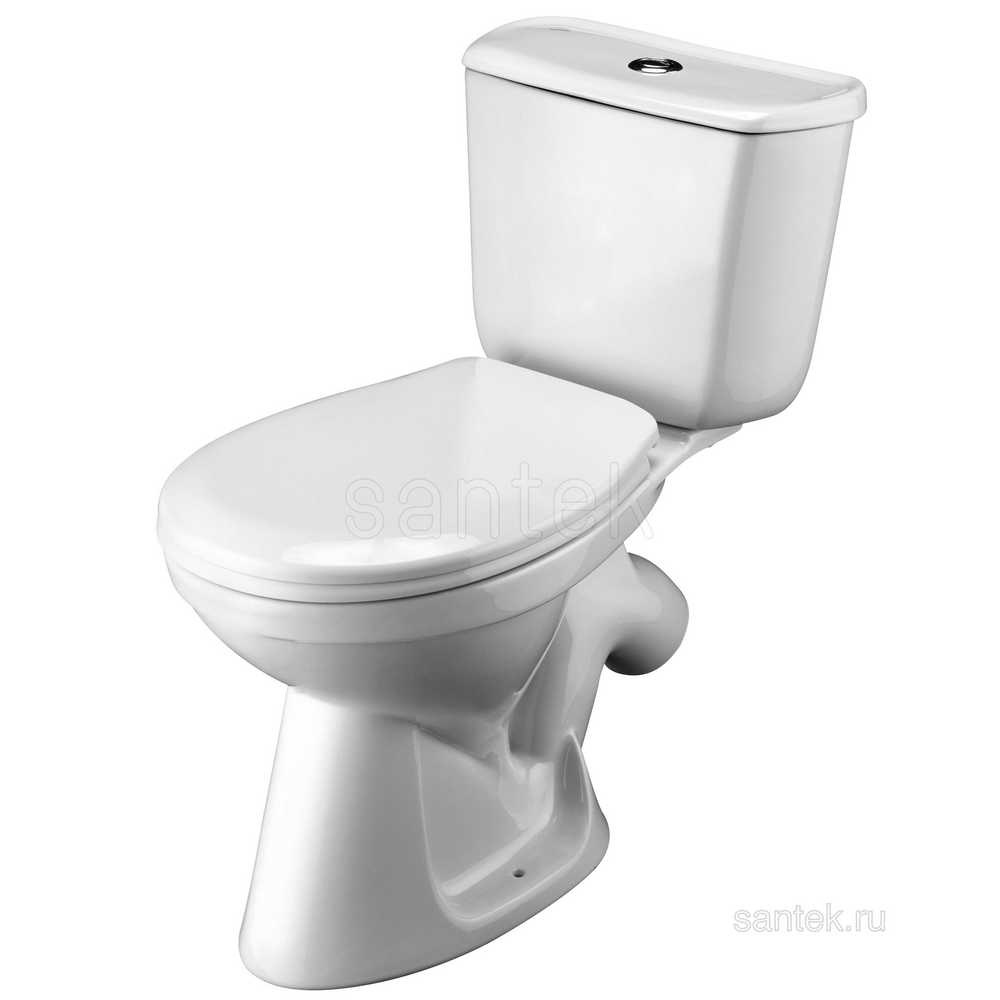 Унитаз компакт "Бриз-ЭКОНОМ" 1РА белый /Santek/ 1WH202569