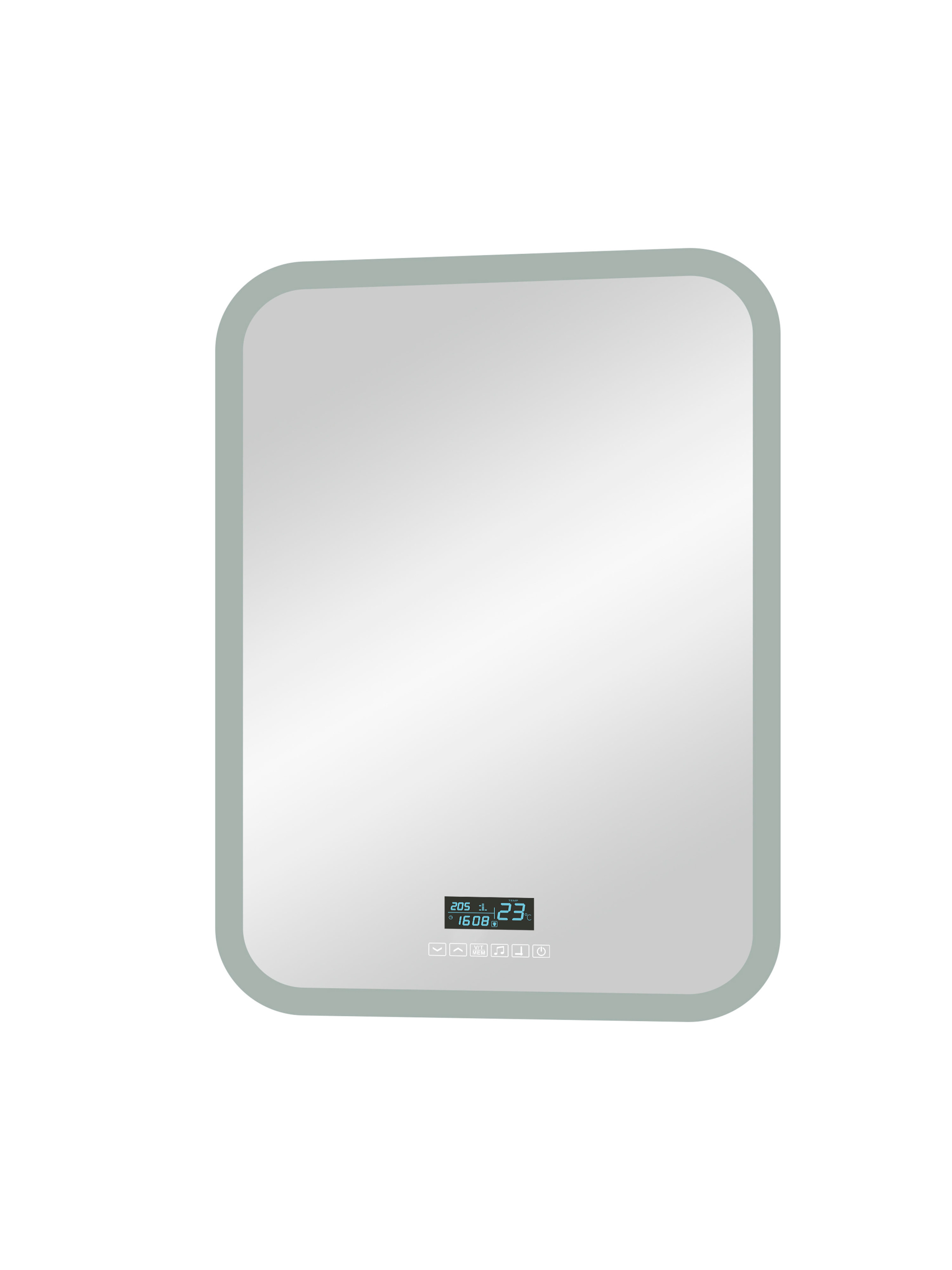 Зеркало с Led-подсв. "Glamour" 500х700 сенсор, с музыкальным блоком, подогревом. ЗЛП1010